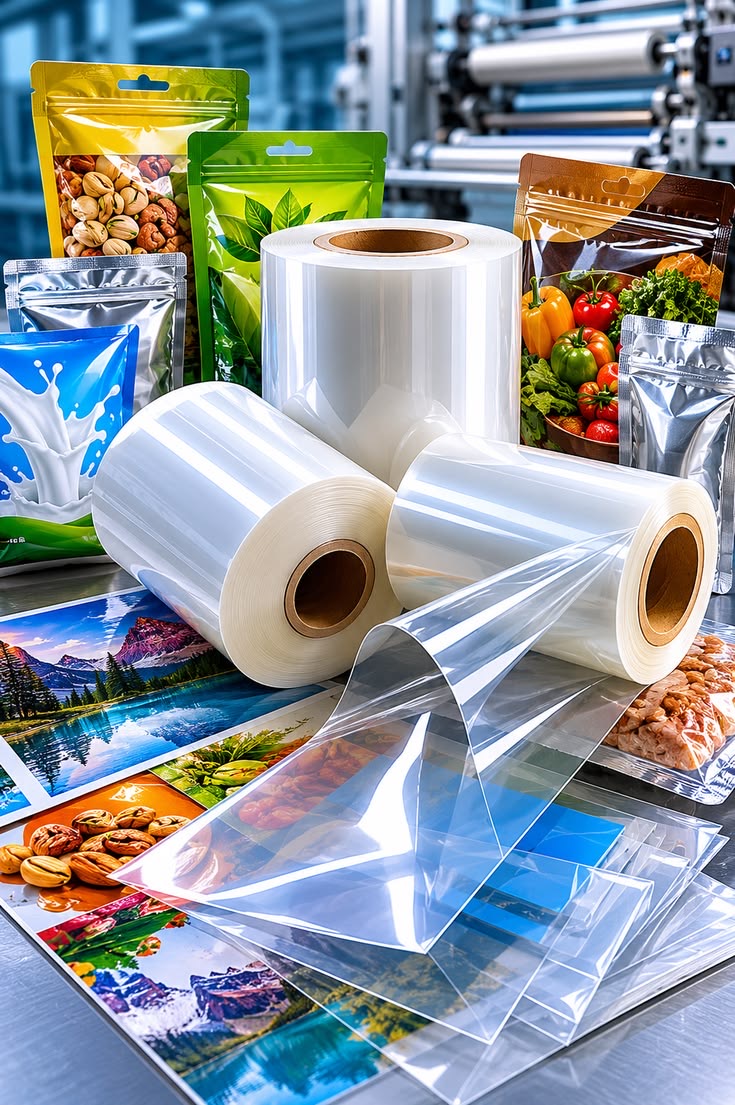 Embalagens flexíveis impressas em alta definição